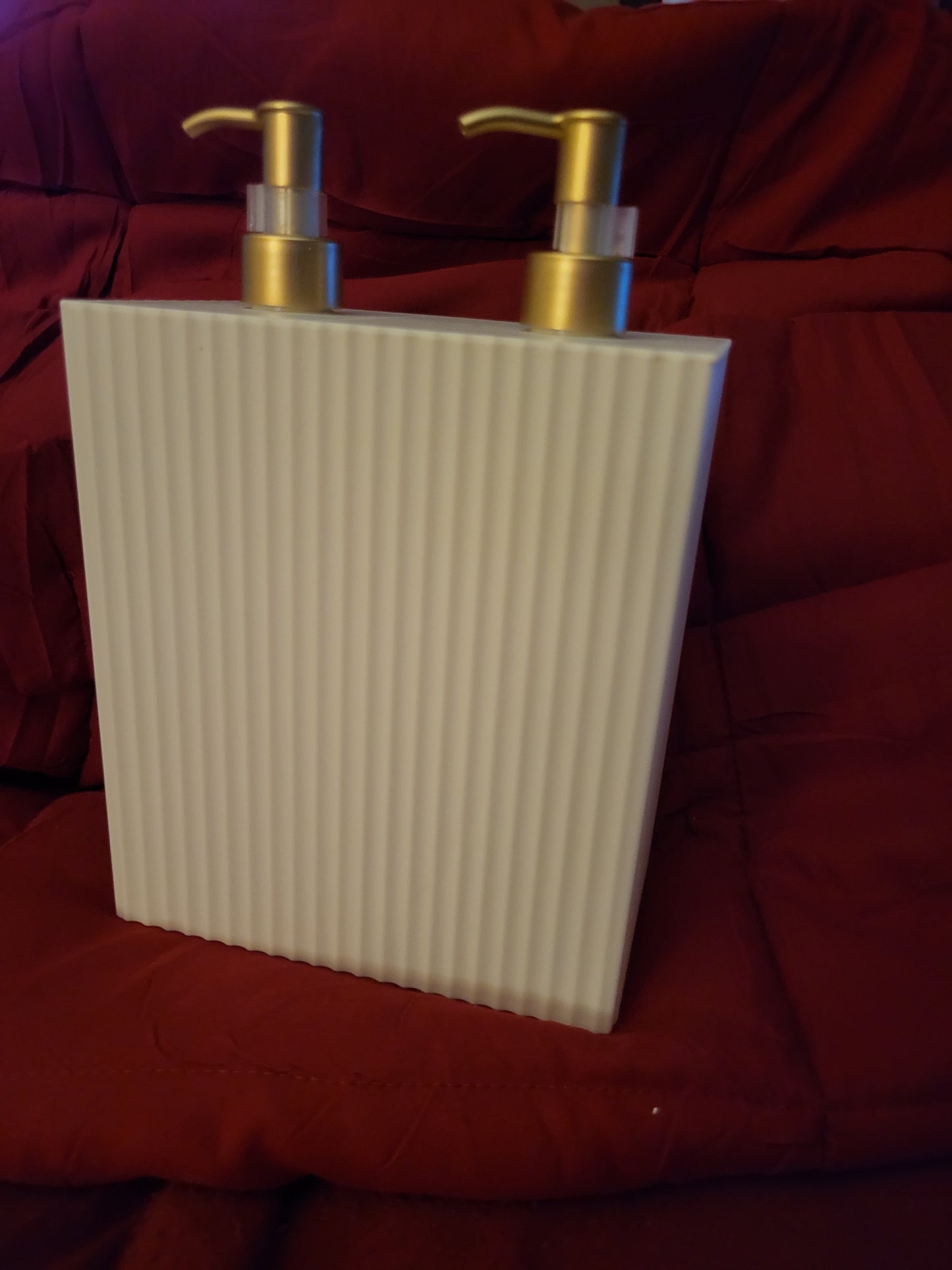 Double Pump Bottle-- Ivory Bathroom