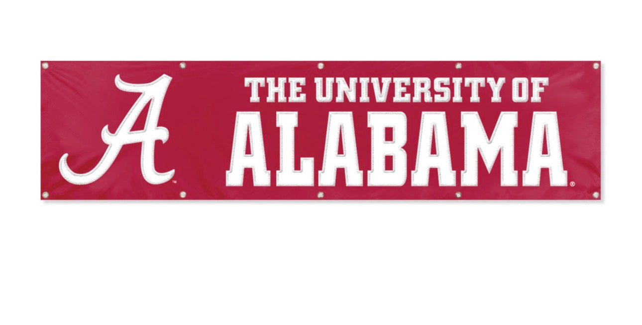 The University Of Alabama 8 Foot Banner
