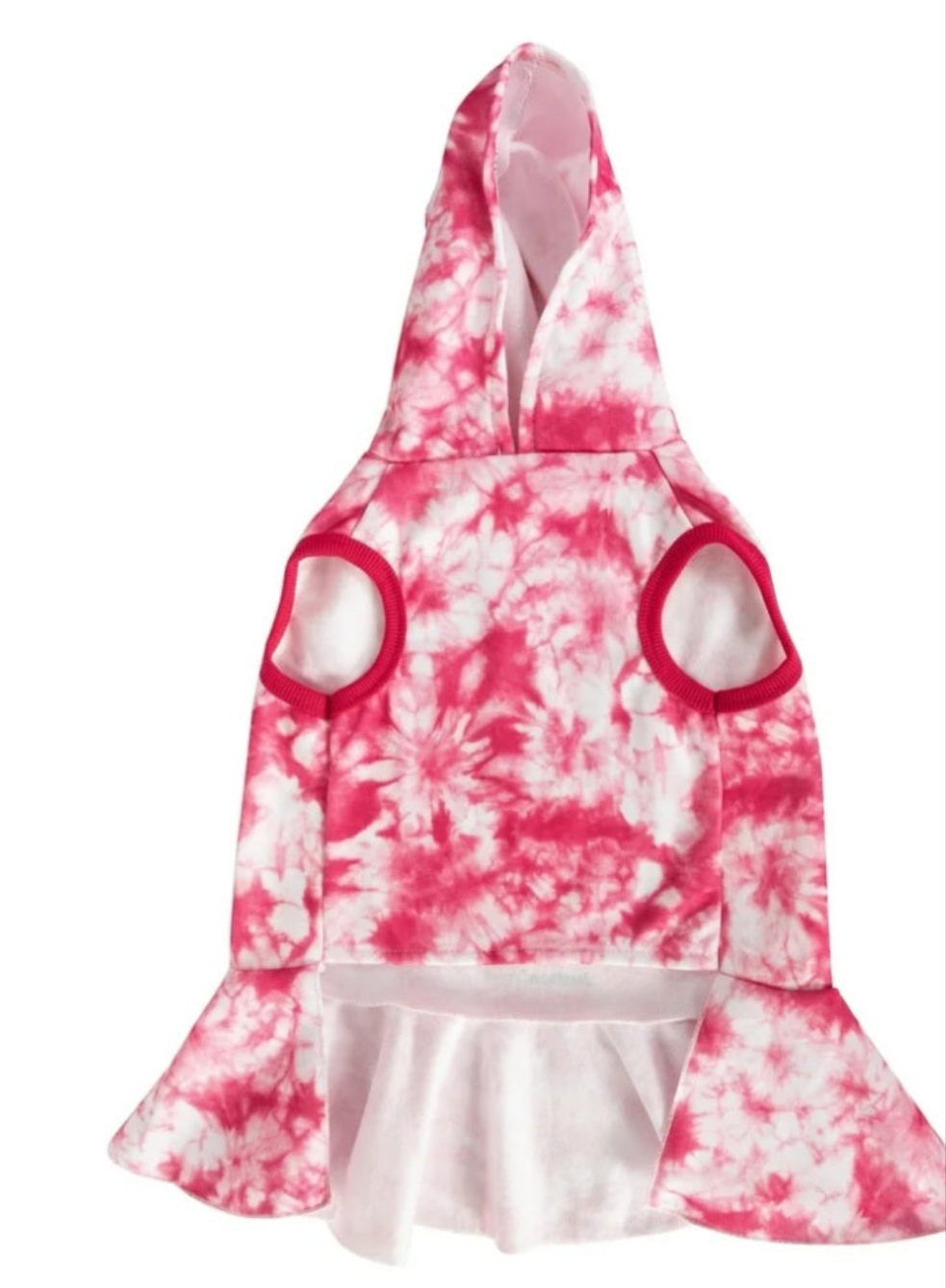 Justice Pet Polyester Fleece Dog Dress Hoodie, Pink, XL