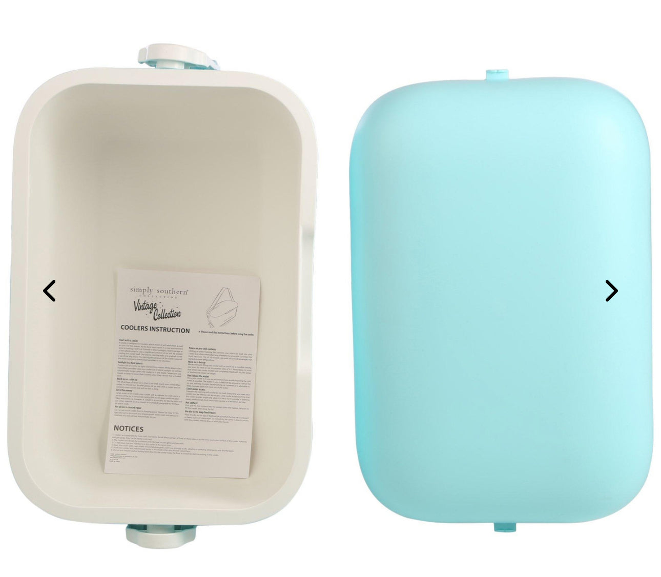 Simply Southern 21QT Breeze Blue Vintage Retro Cooler