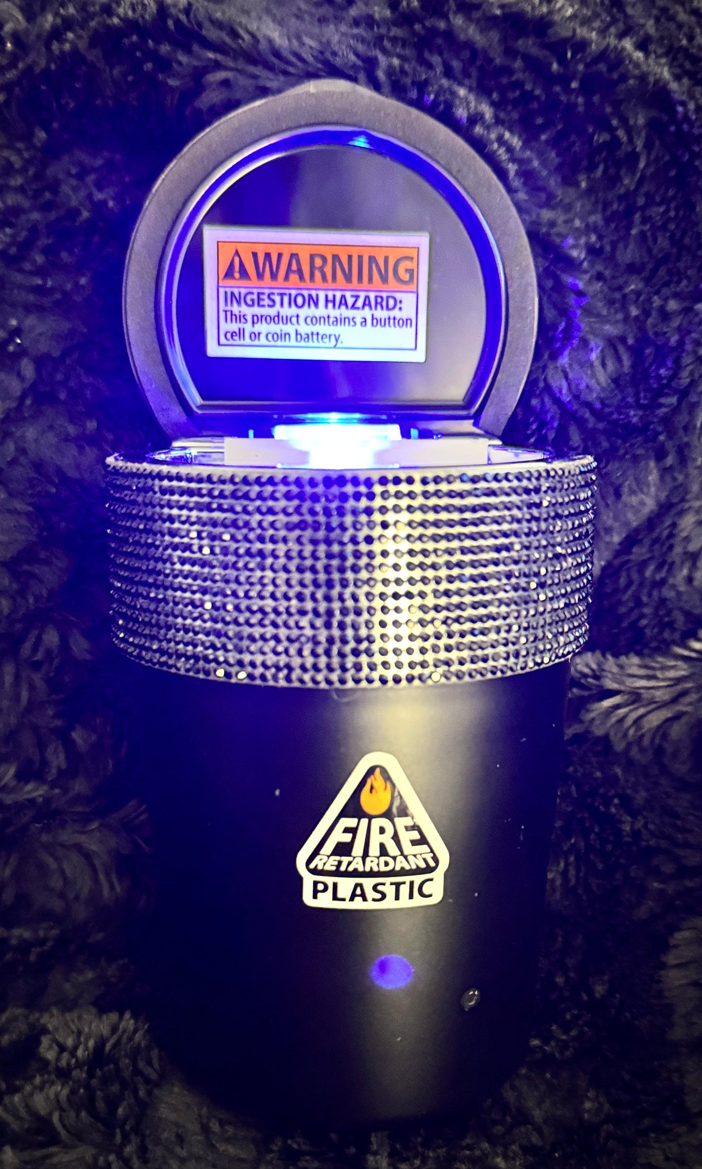 Bling Butt Bucket Ashtray with LED Light