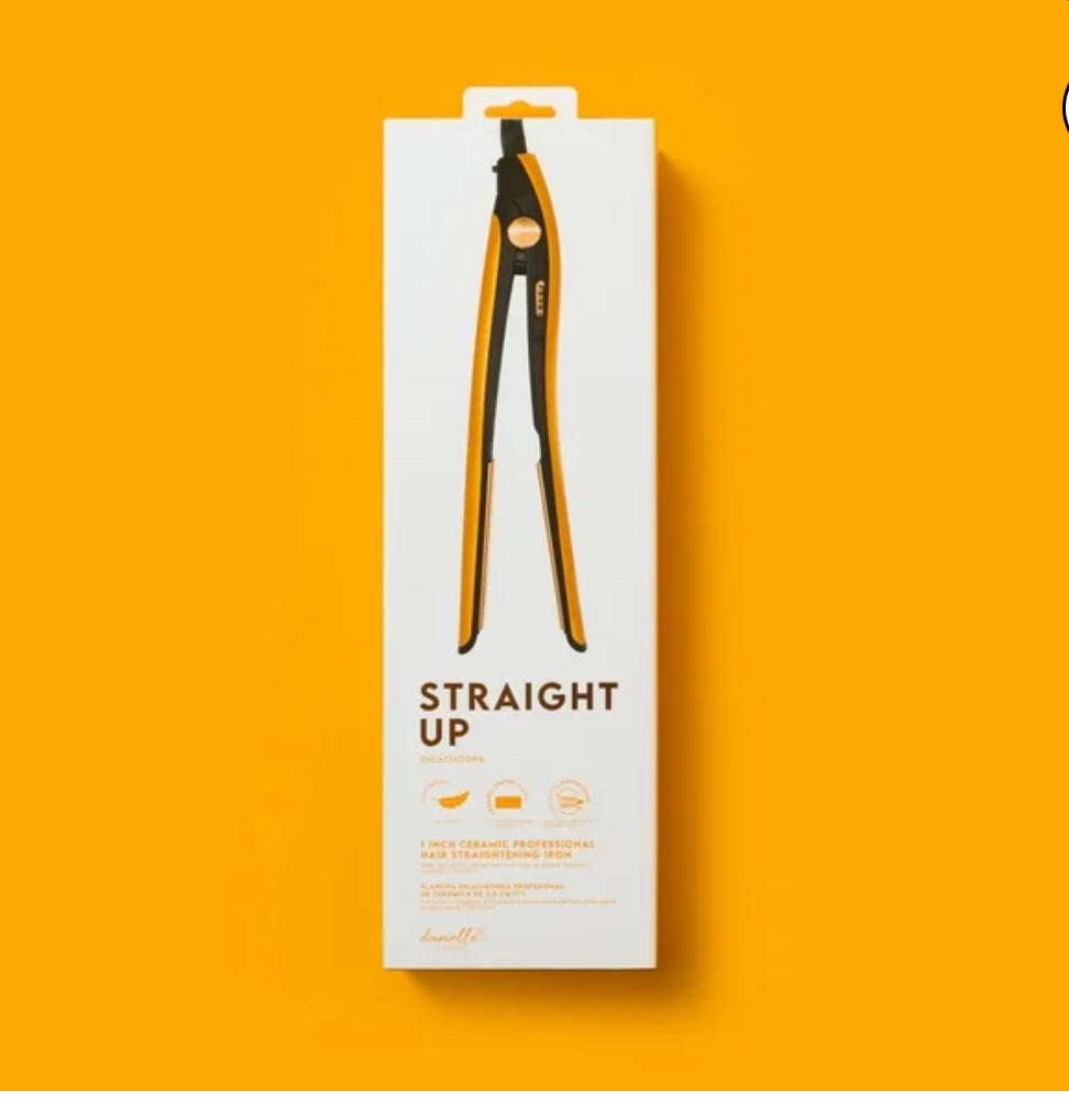 Danielle Creations 1" Ceramic Tourmaline Hair Straightening Flat Iron