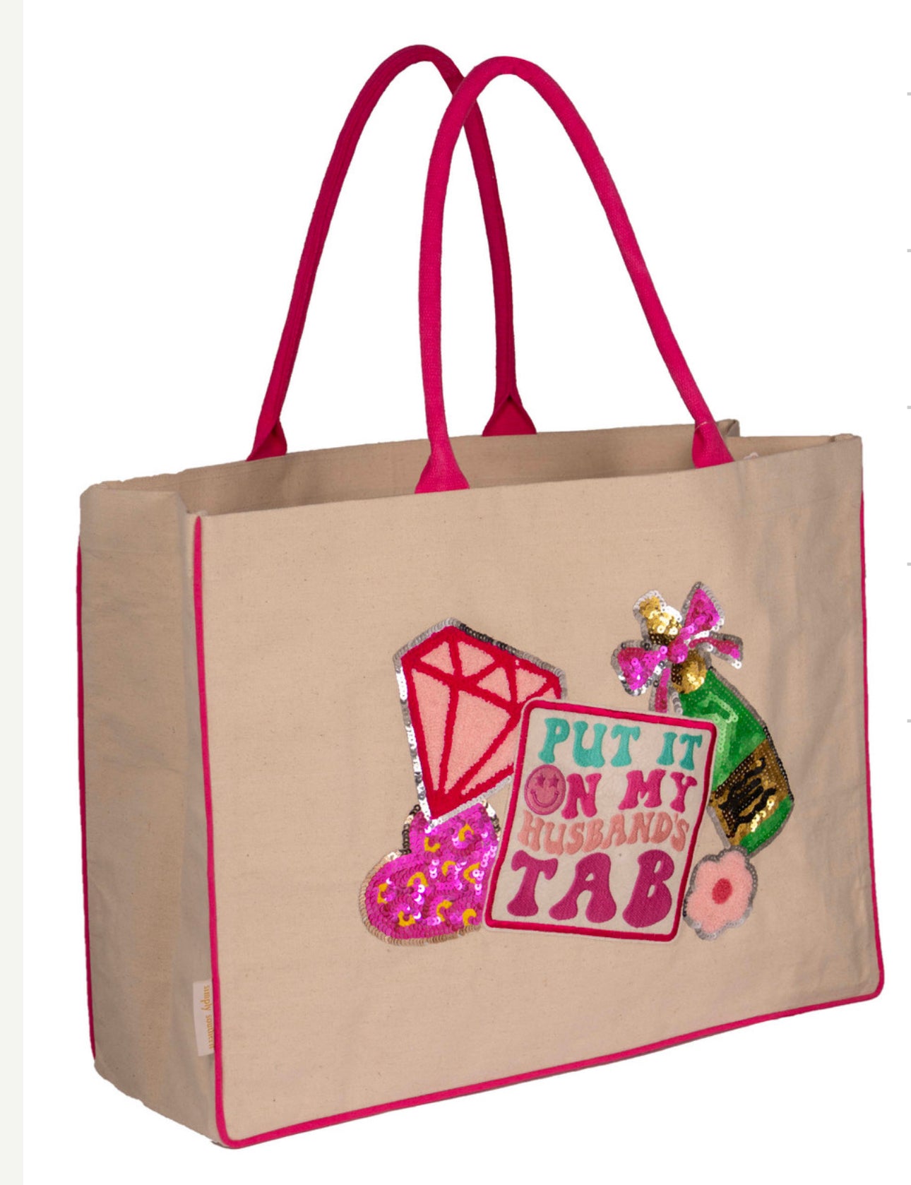 Put It On My Husbands Tab Tote - Simply Southern