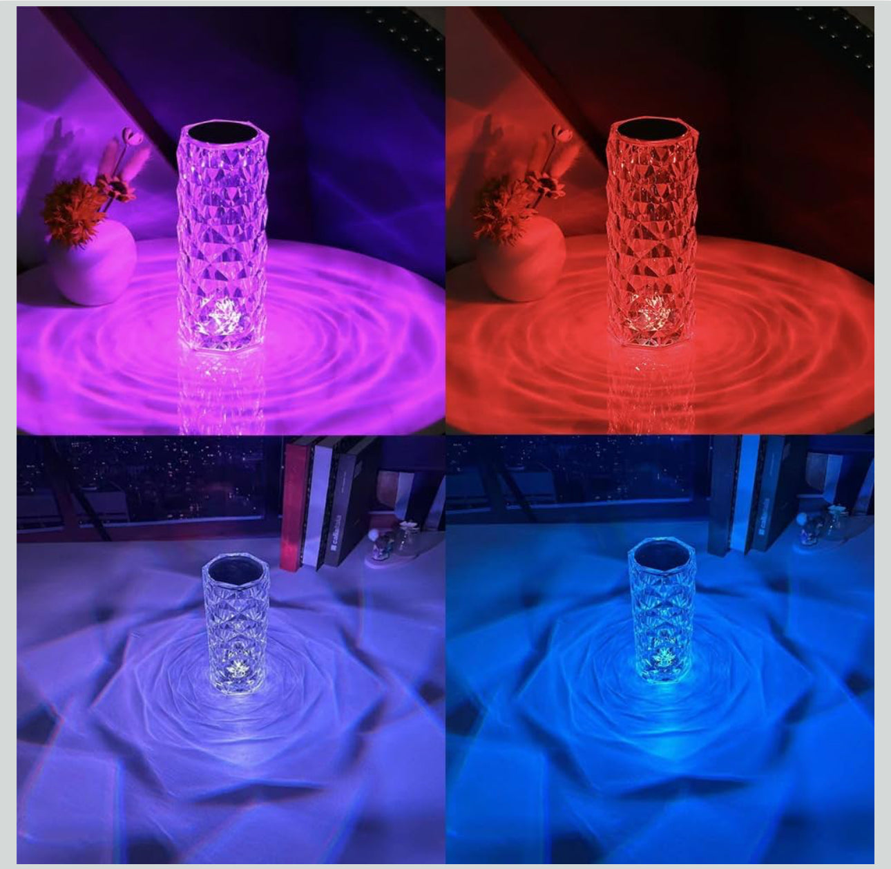 -001 New Item LED Crystal RGB Decorative Lamp