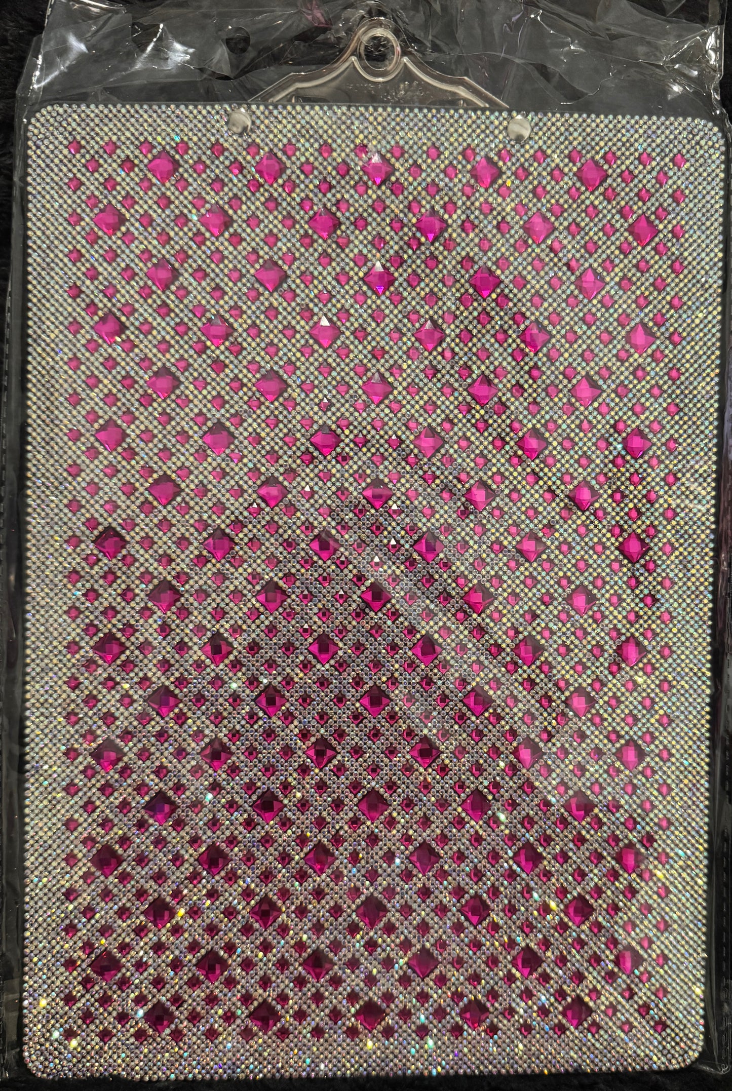 -001 Jacqueline Kent Design Pink Studded Clipboard