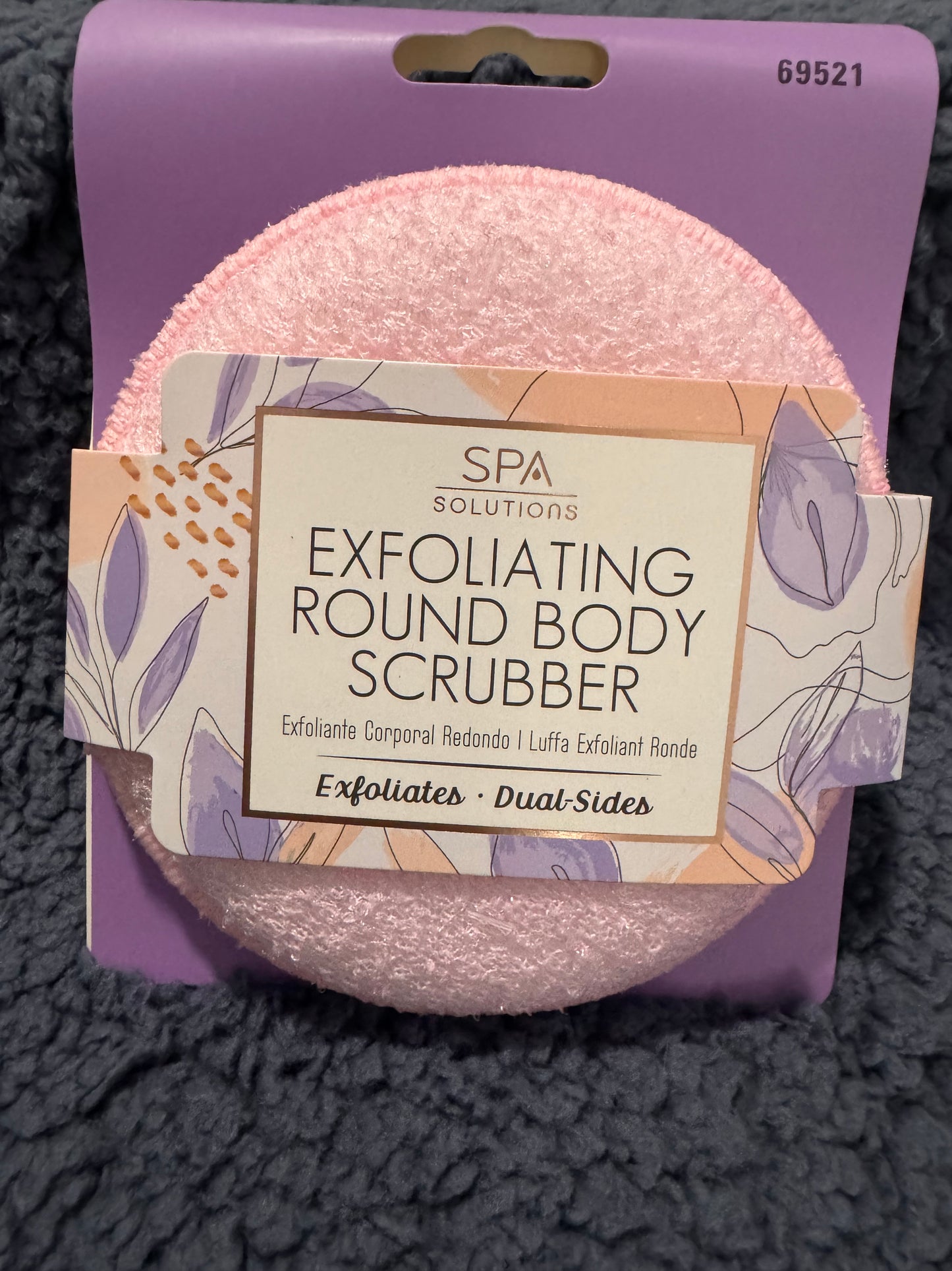 Spa Solutions Round Exfoliating Body Sponge