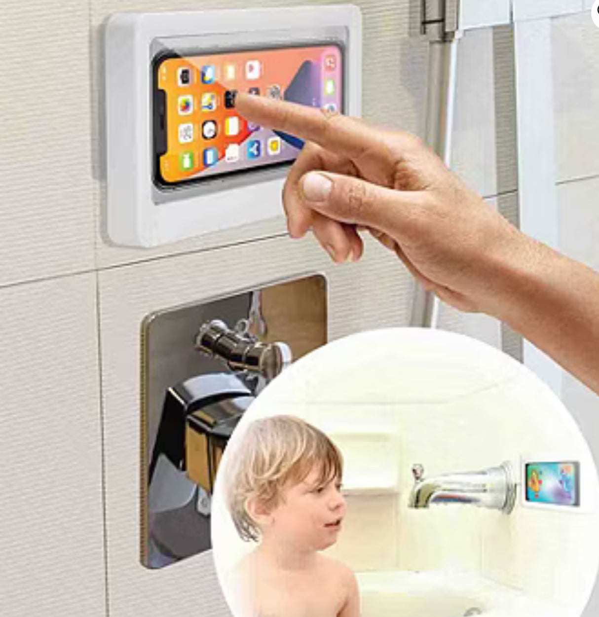 Charge Worx Waterproof Wall-Mounted Phone Holder