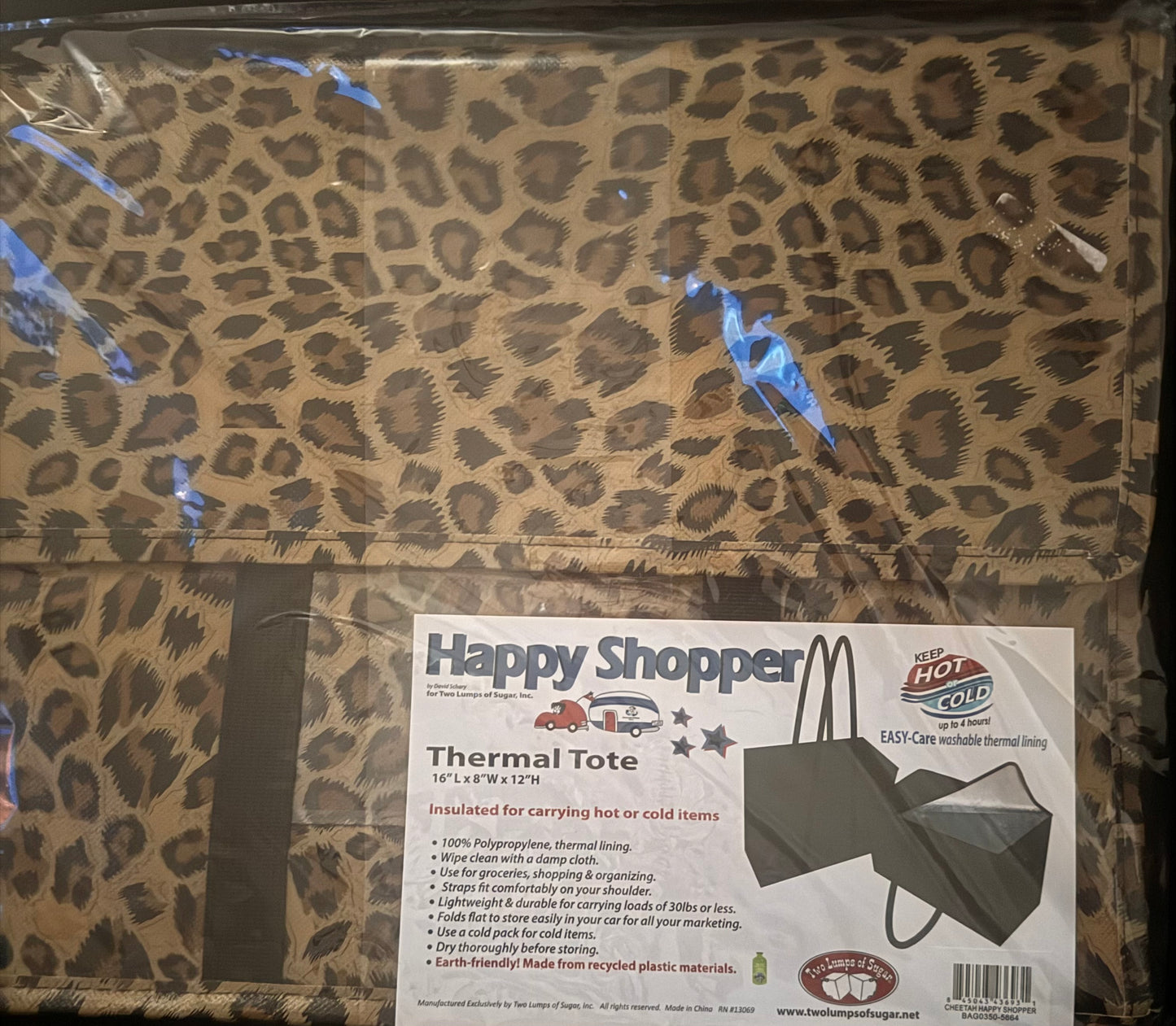 Thermal Insulated Tote (Cheetah Print)