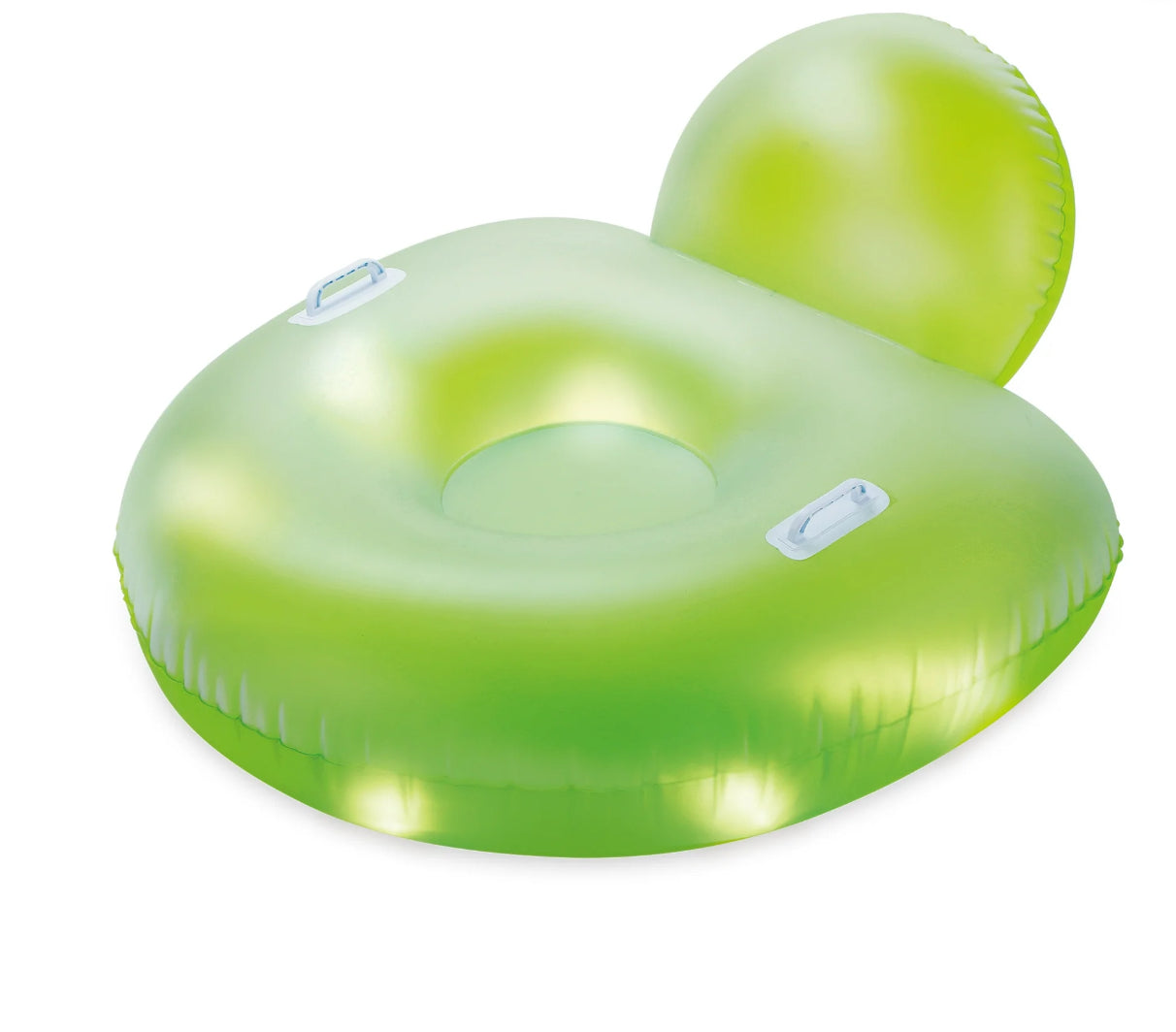 Summer Waves Inflatable Aqua Glow Lazy Lounge Pool Float, with Color-Changing LED Lights, for Adults, Unisex