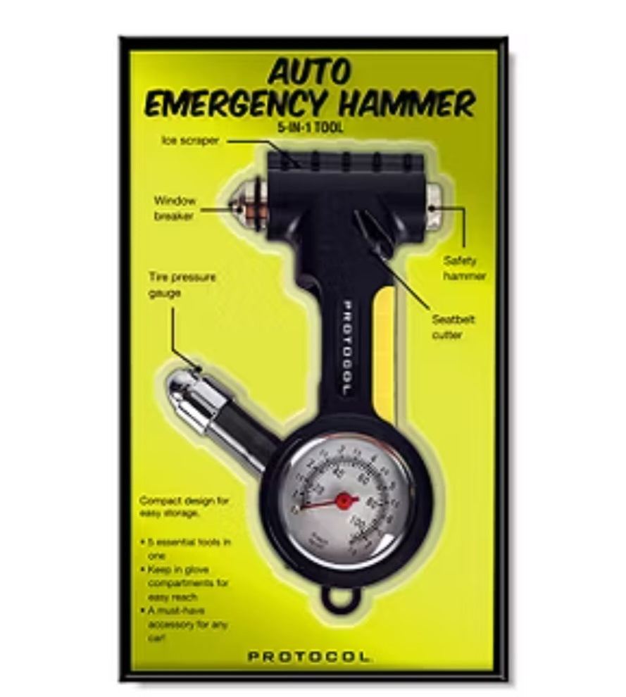 5-In-1 Emergency Hammer Multi-Tools For Your Vehicle