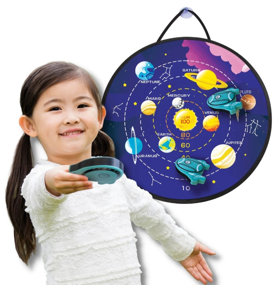Toy Planetary Rocket Target Toss Game