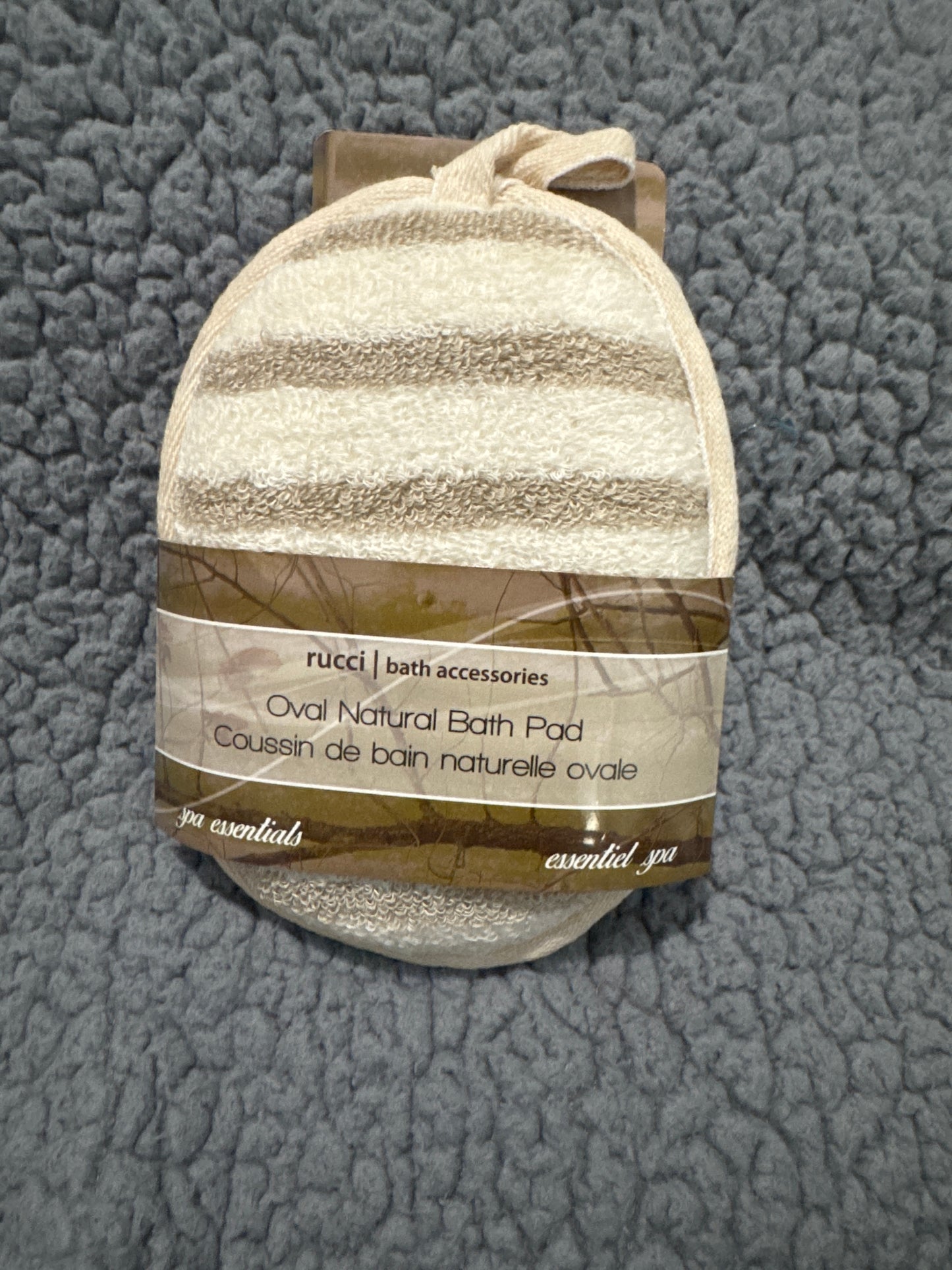 Oval Natural Bath Pad