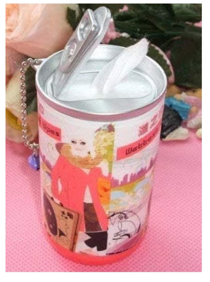 Mini Wet Wipe Canisters Shaped Like Soda Cans (2 pack)