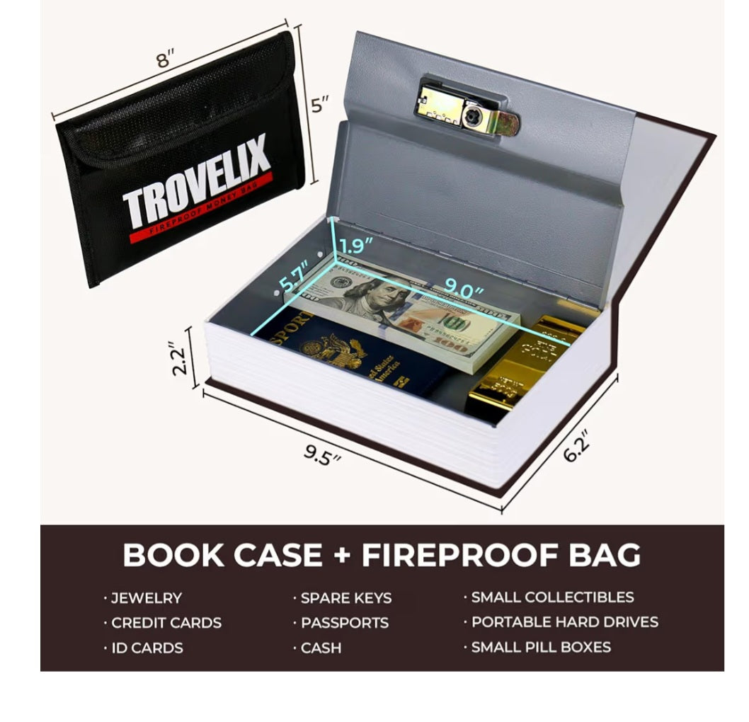 Diversion Book Safe with Key Lock