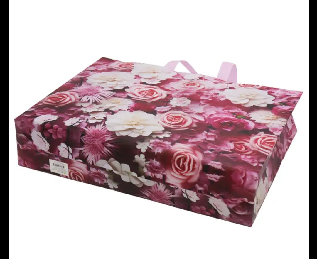 Floral Bloom Print Multi-Use Foldable Shopper