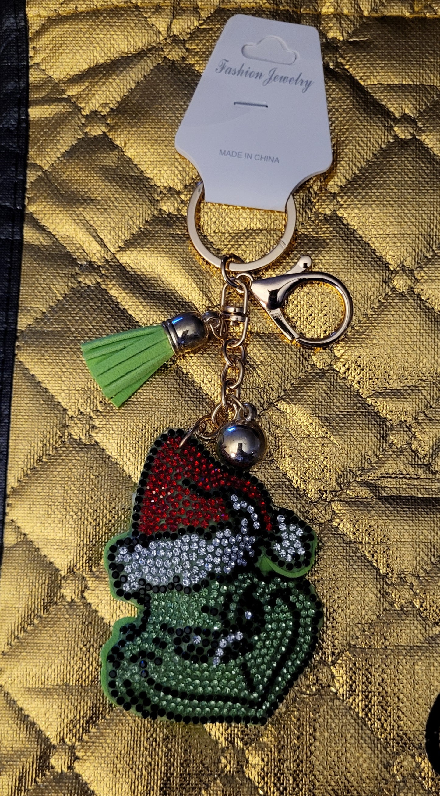 The Grinch Purse Charm/Keychain