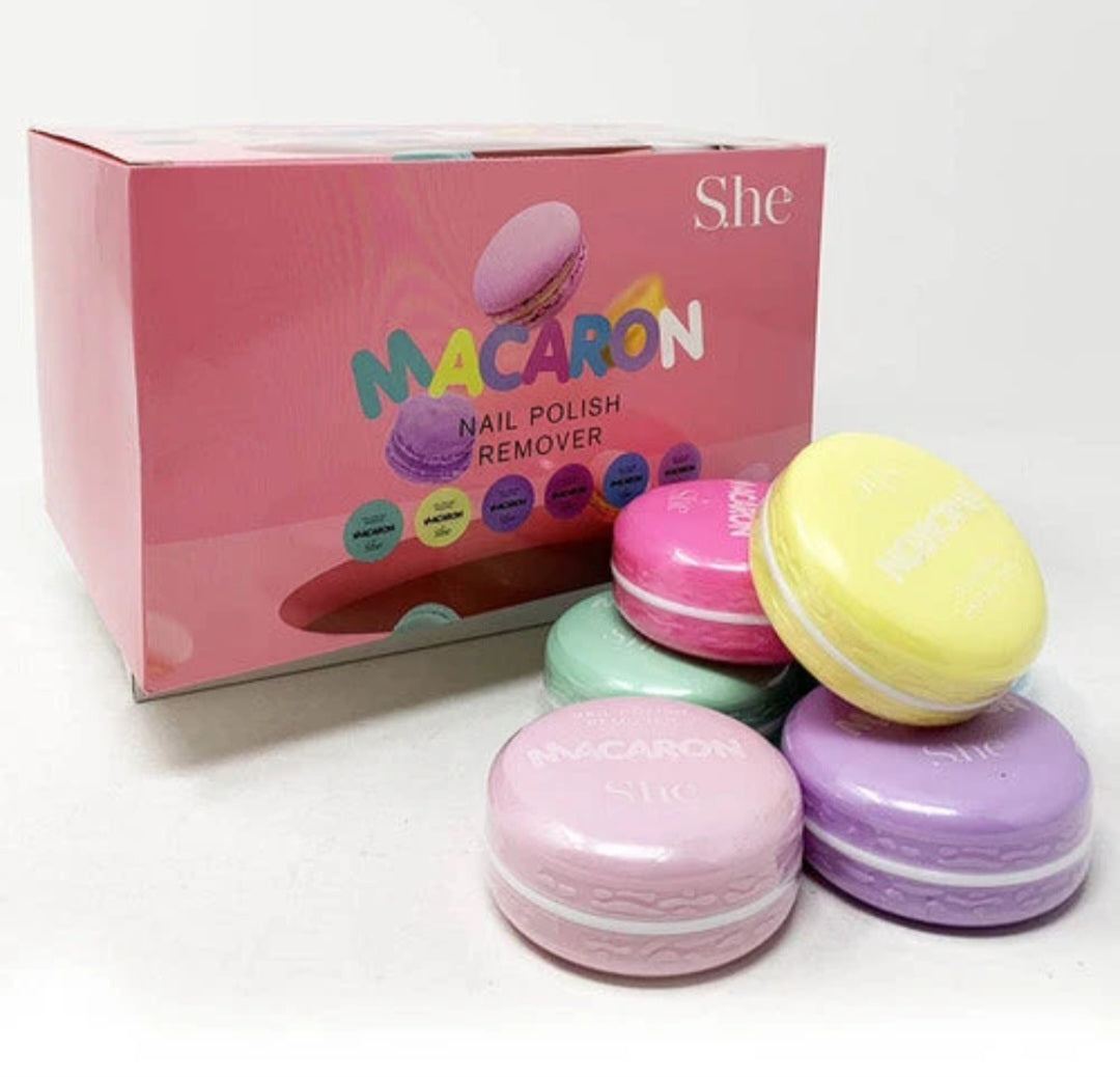 S.he Makeup Macaron-Shaped Scented Nail Polish Remover Pads (2 for $6.00)