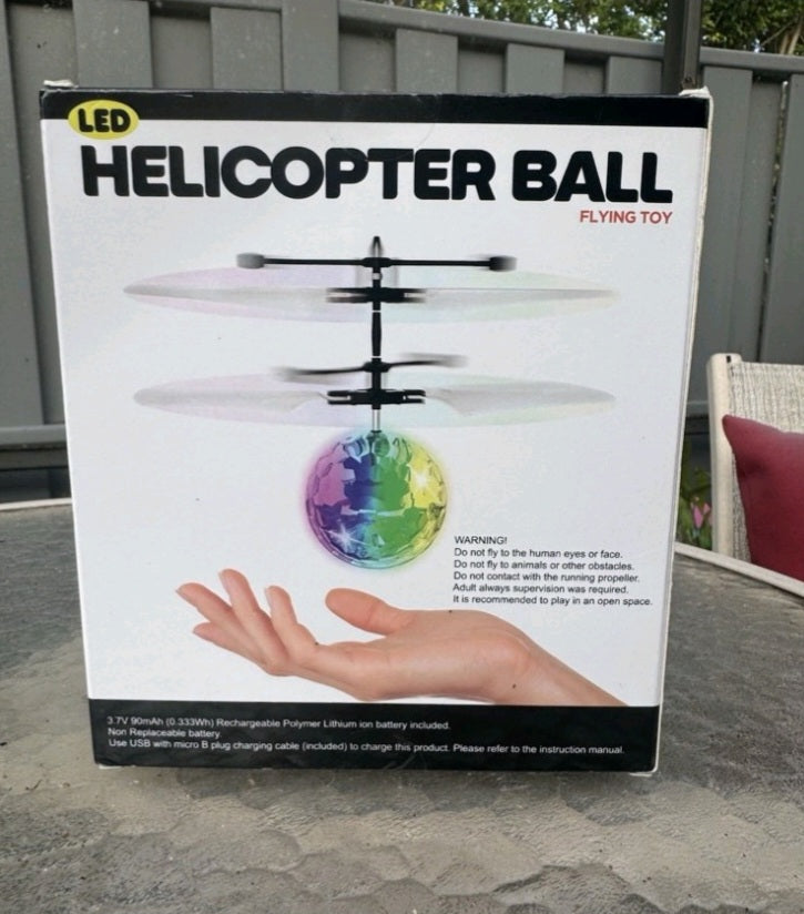 TOYPLANET Helicopter Ball Motion Controlled Flying Toy Multi-Color