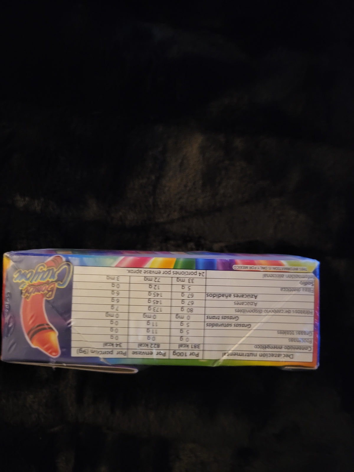 Crayon Shaped Fruit Flavored Bubble Gum