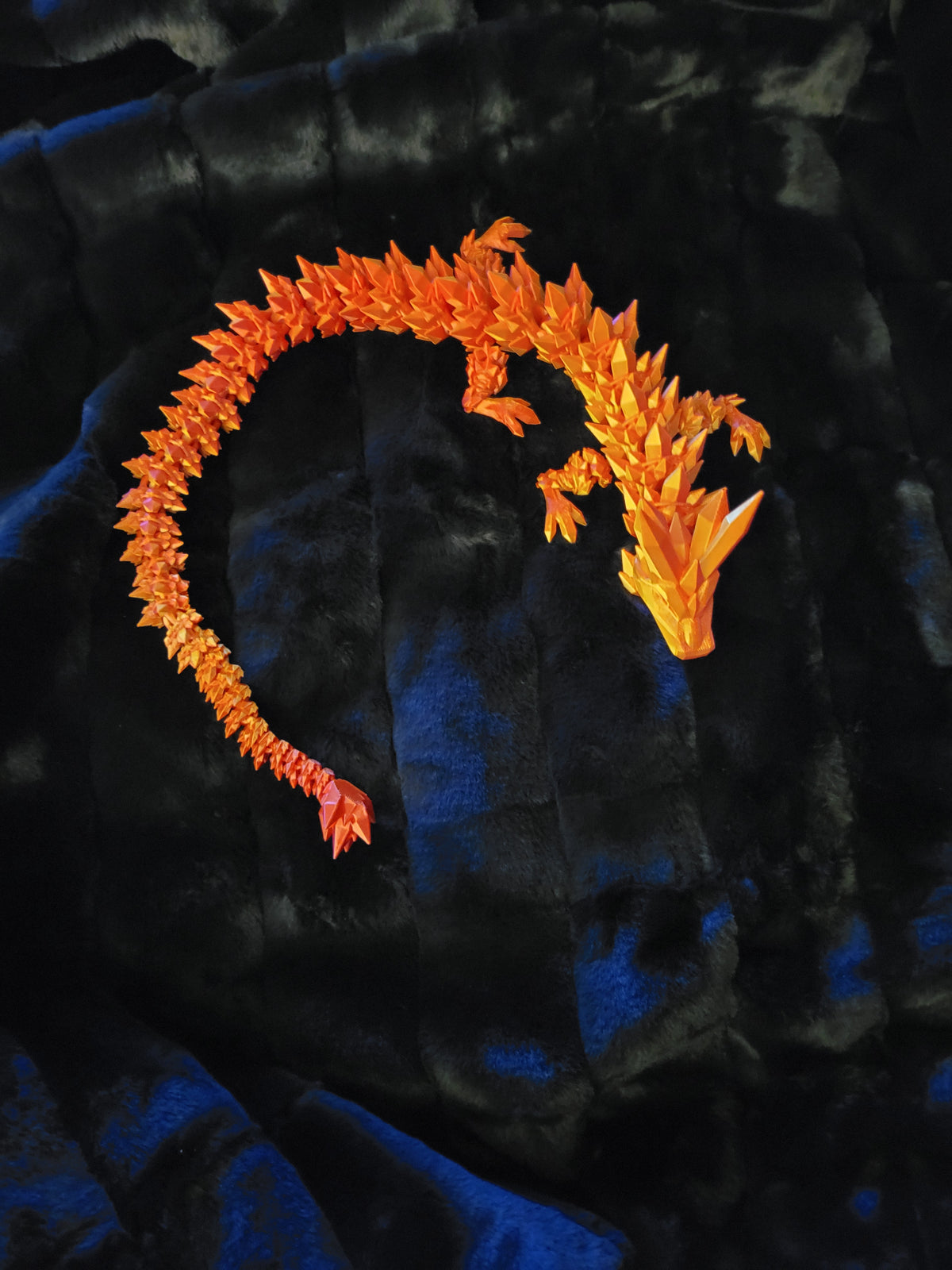 3D Printed Orange Dragon