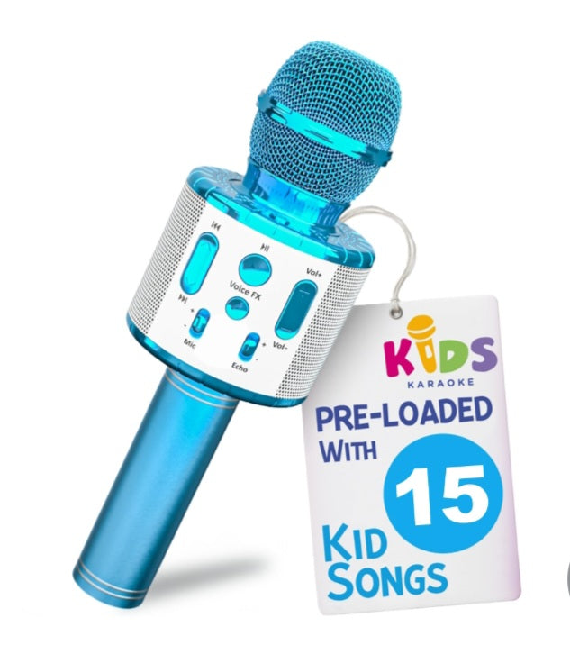 Move2Play, Kids Karaoke Microphone | Includes Pre-Loaded Songs & Bluetooth