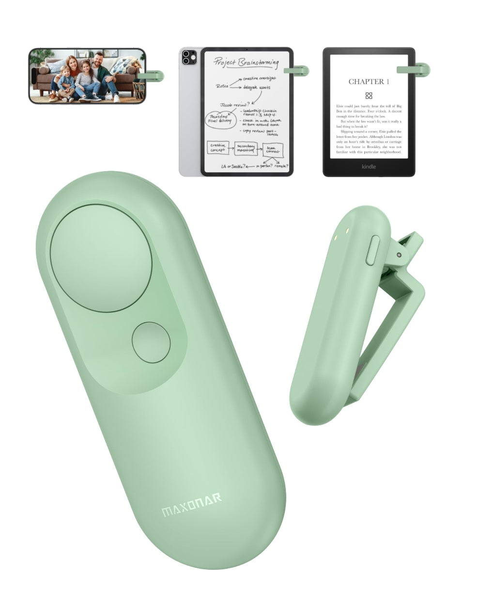 Remote Page Turner for Kindle Paperwhite/Oasis & Kobo