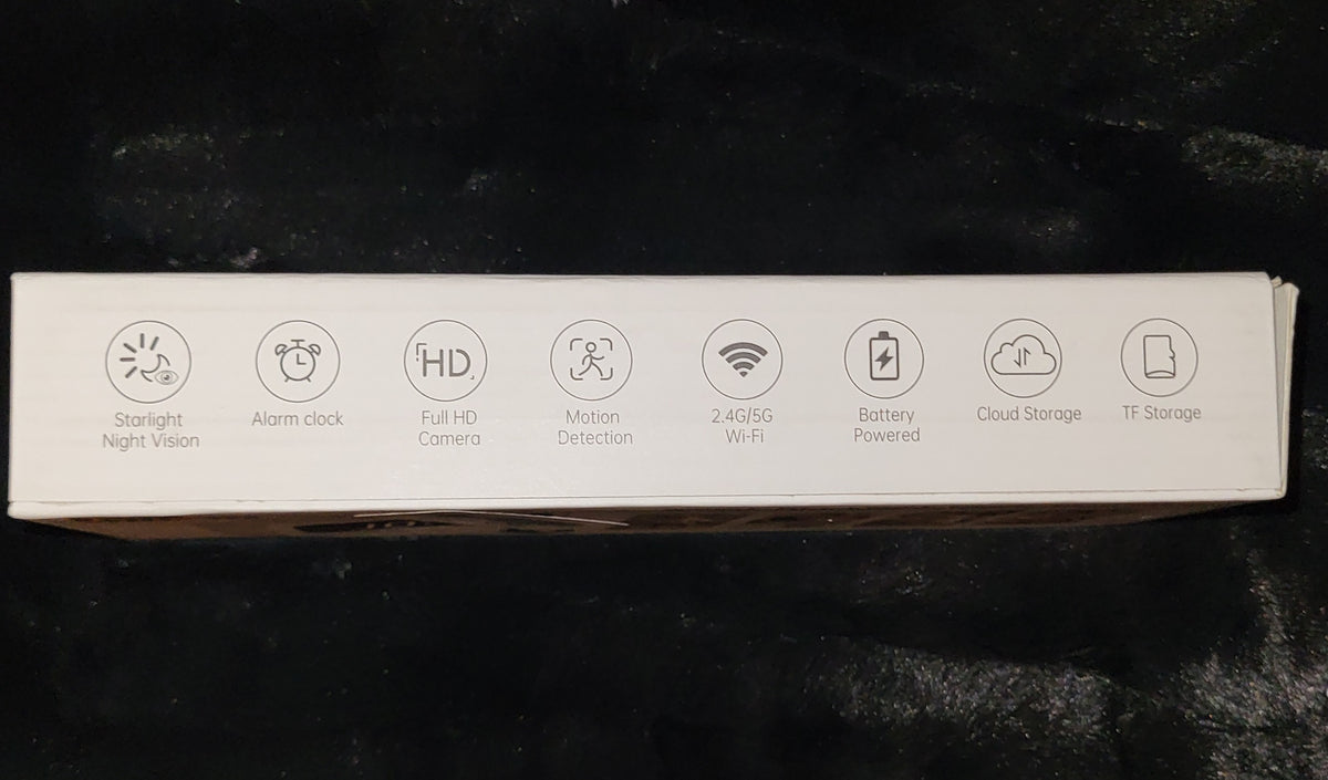 Gyliziex Clock Camera 2K WiFi Security Camera