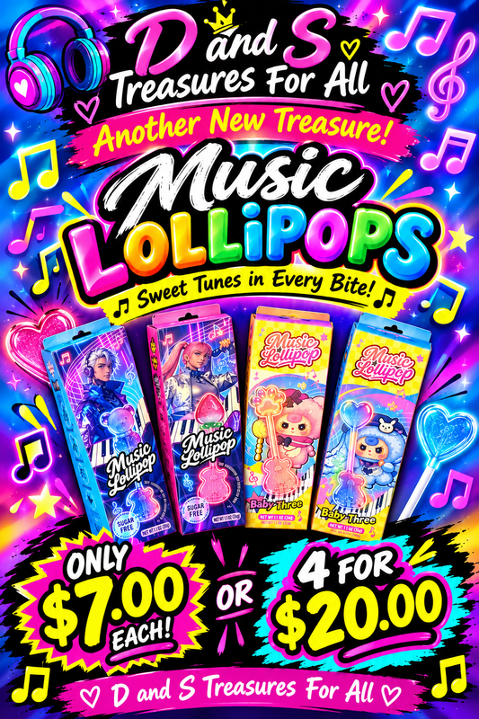 Music Lollipop 4 for $20.00