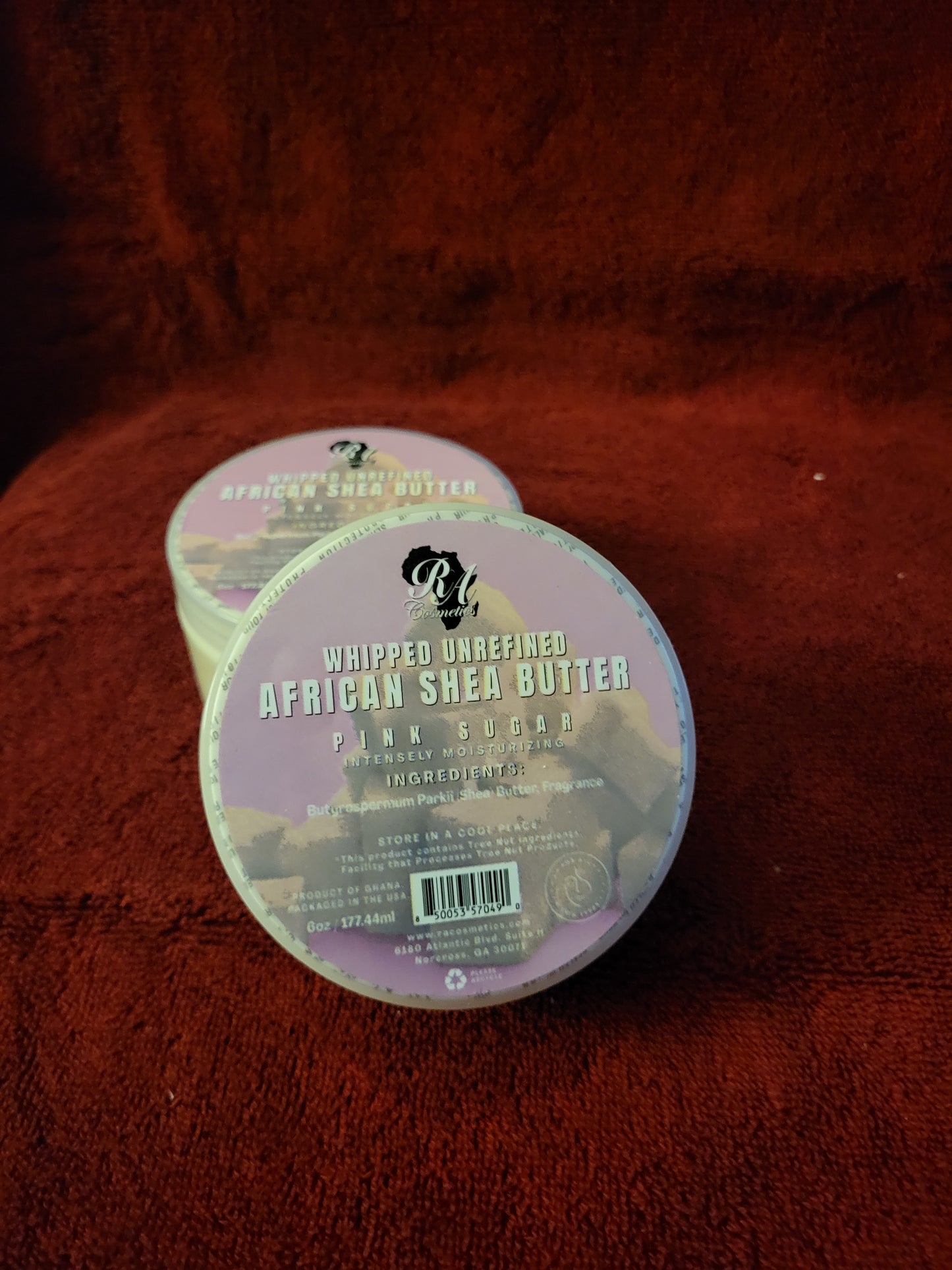 African Shea Butter- Pink Sugar, 6oz