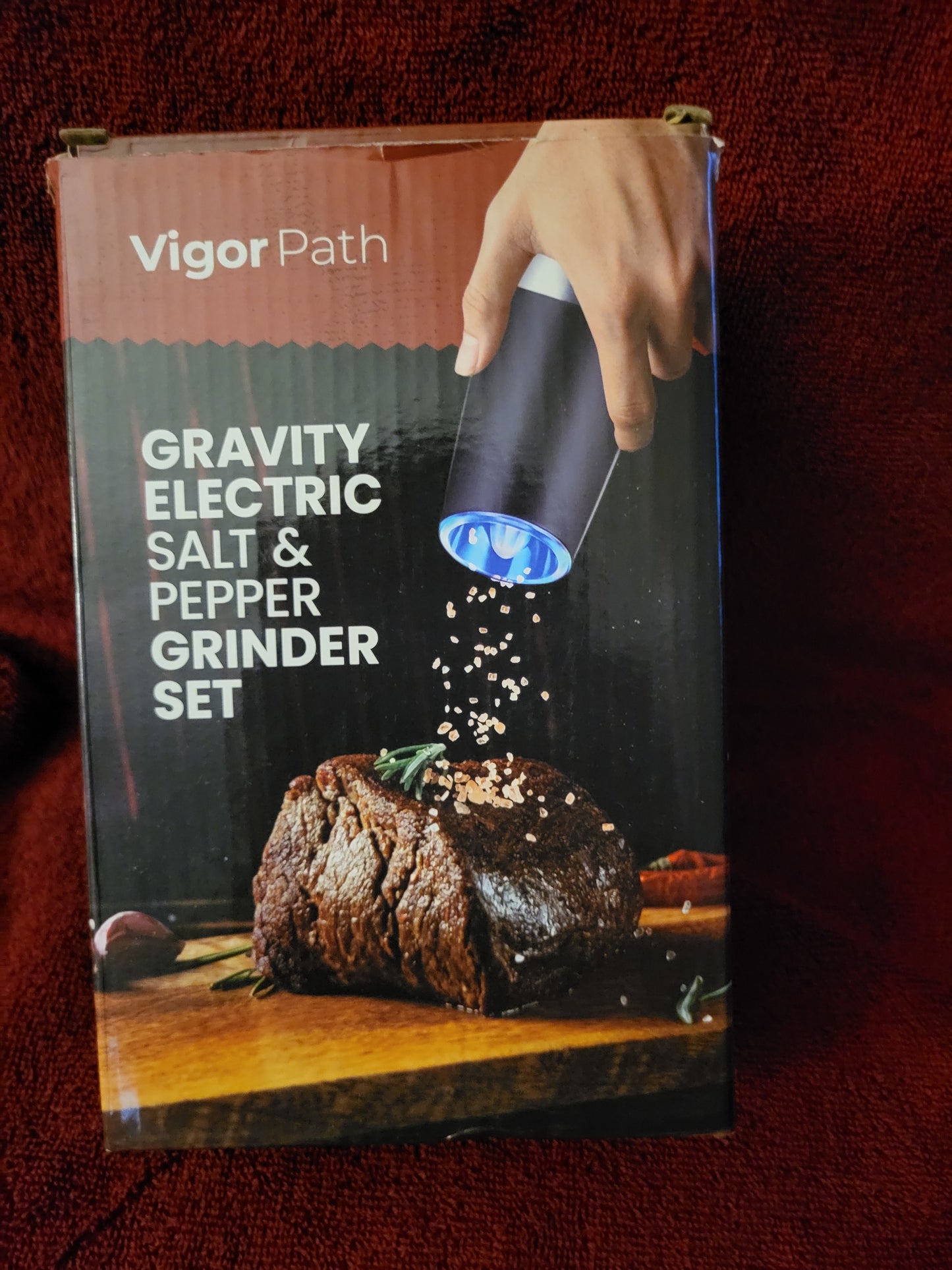 Gravity Electric Salt/Pepper Grinder Set