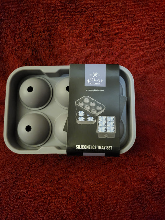 Zulay Silicone Ice Tray Set