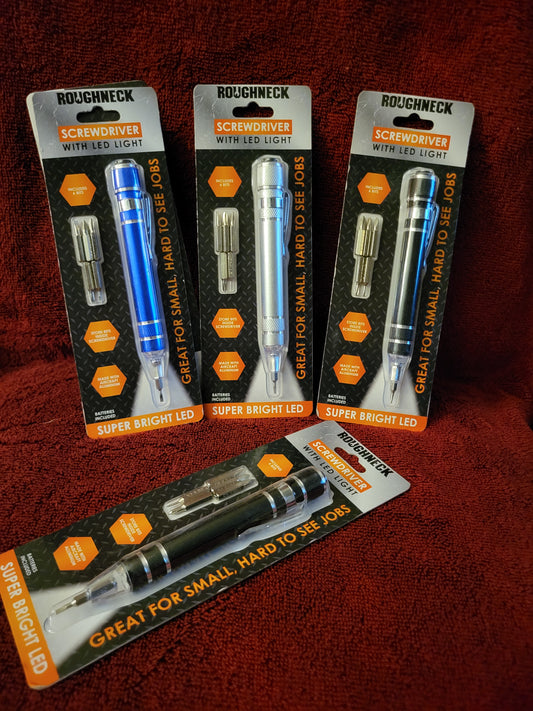 Roughneck Screwdriver w/LED Light