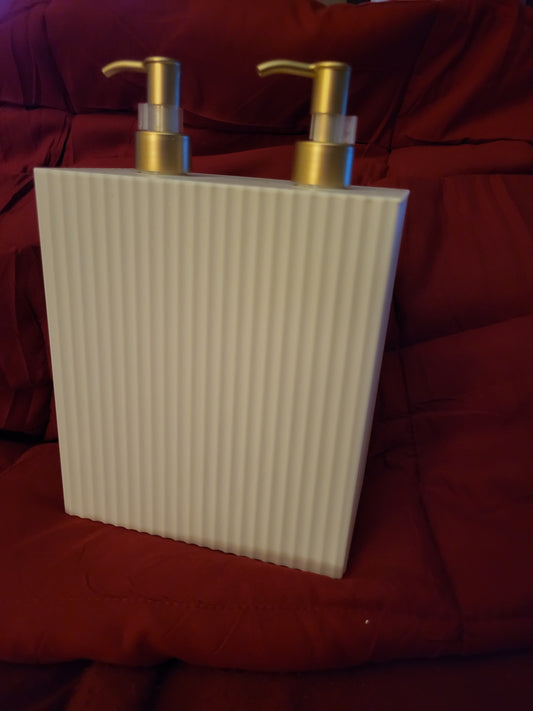 Double Pump Bottle-- Ivory Bathroom