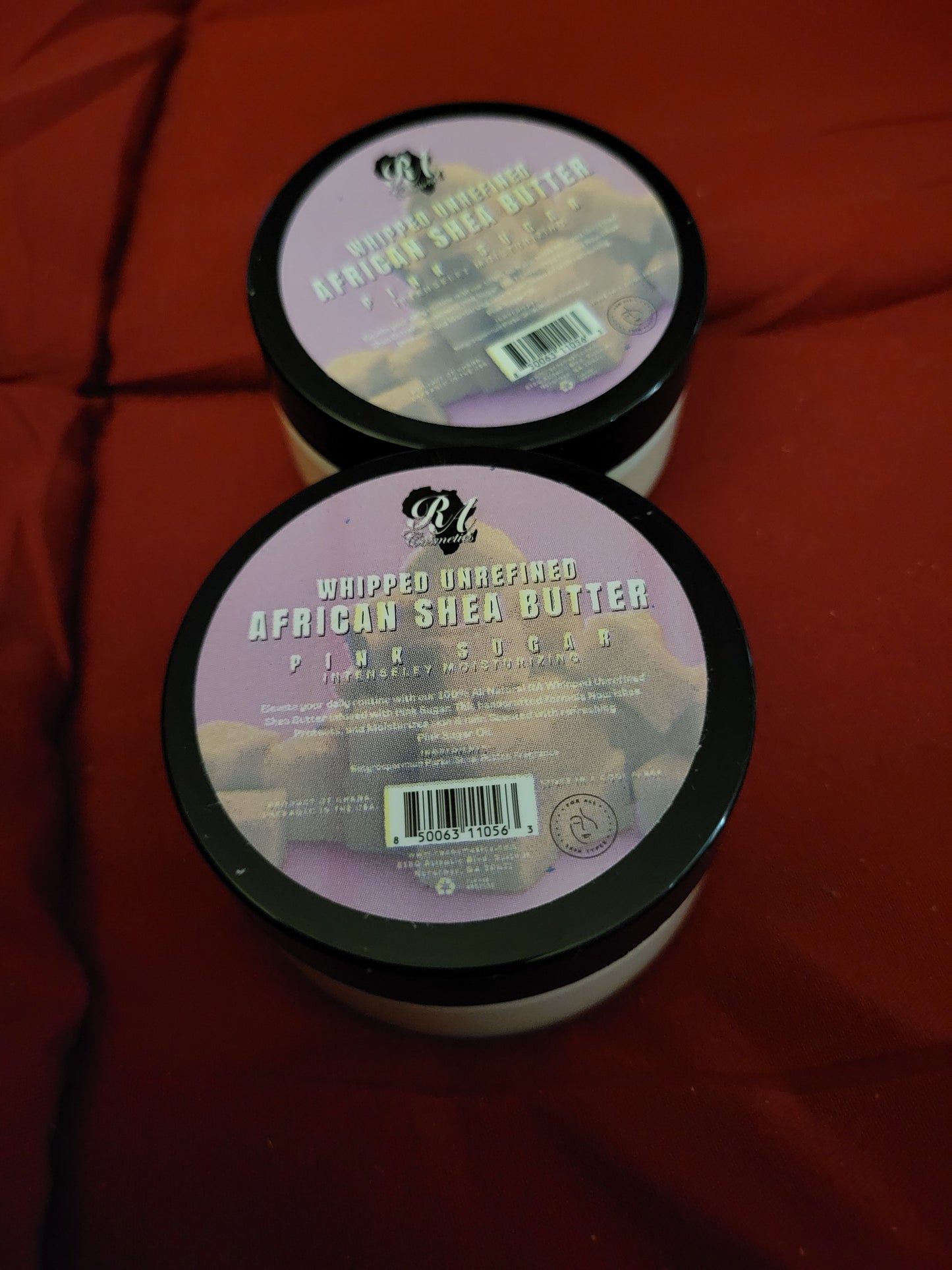 African Shea Butter Pink Sugar 2oz