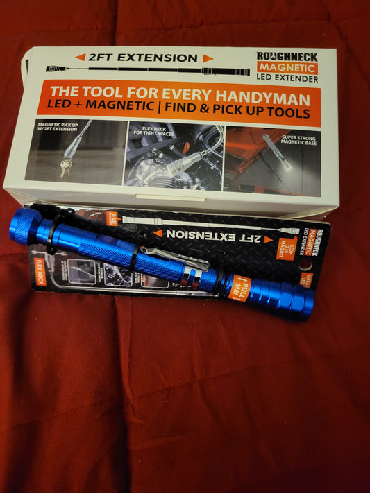 Roughneck 2ft Extender/Magnetic Flashlight
