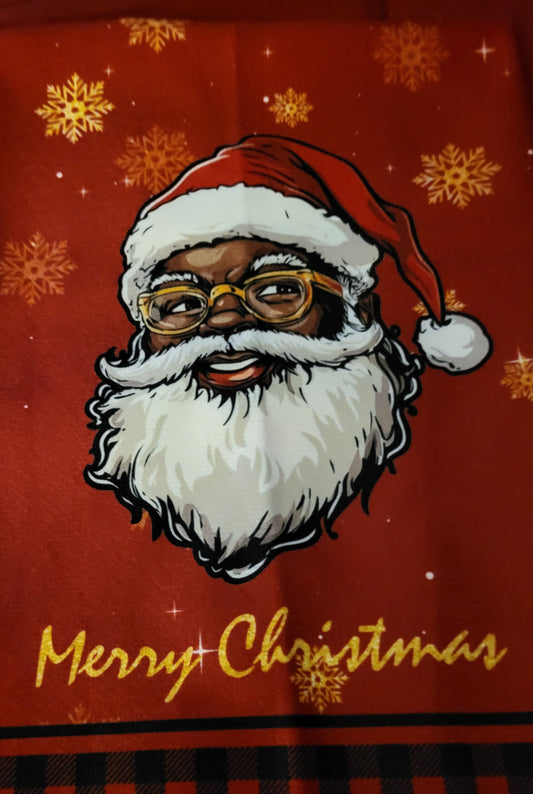 Christmas Santa Tea Towel