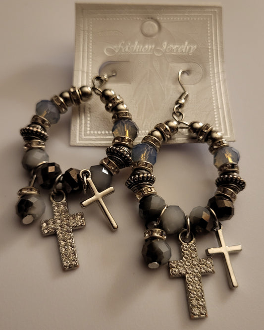 Jewelry Cross Earrings
