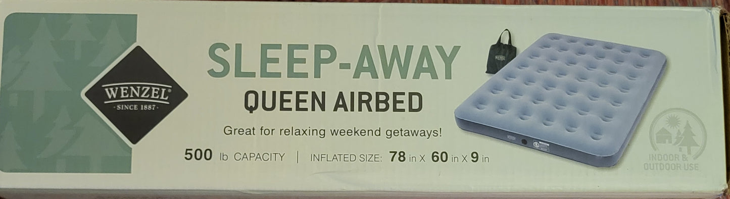 Wenzel 9" Queen Sleep-Away Air Mattress