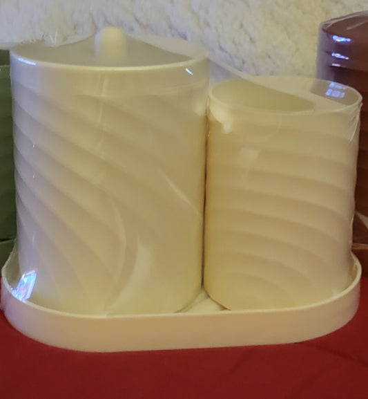 Bathroom Organizer 3 Piece Ivory