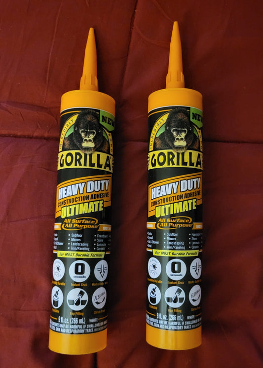 Gorilla Heavy Duty Ultimate Polymer-based White Multi-use Interior/Exterior Construction Adhesive ( 9-fl oz )