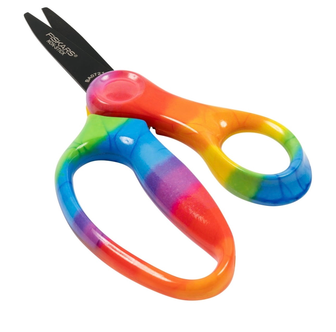 **SALE 5 pr for  $25**Fiskars Kids Scissors Pointed Tip Rainbow Age 4+ Non Stick