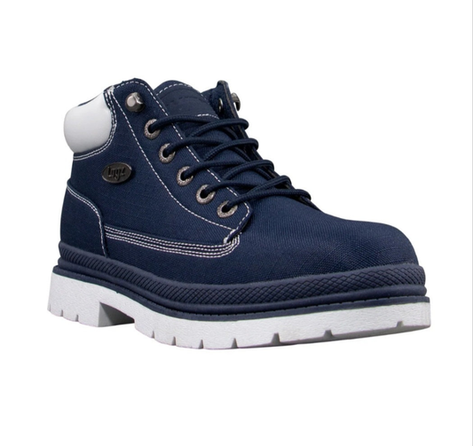 Lugz Men's Drifter Ripstop Chukka Boot-Navy 10 1/2