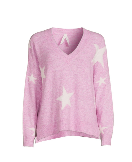Dreamers by Debut Women’s Oversized V-Neck Sweater with Long Sleeves, Midweight, Size Medium