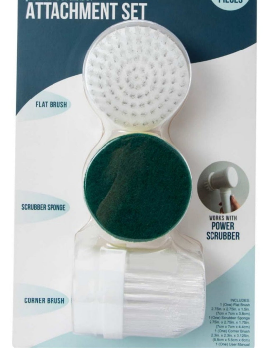 Power Scrubber Brush Replacement Heads