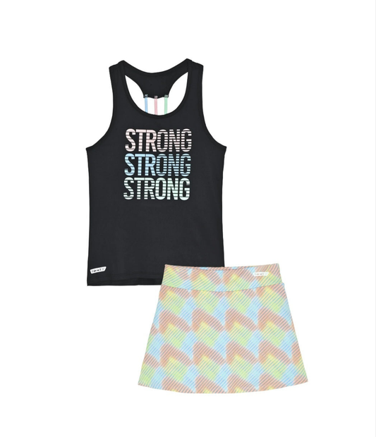 Tank top and Scooter Skirt/short set Size 10/12