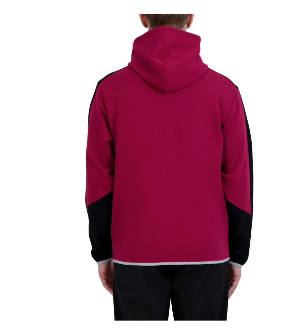 Reebok Colorblocked Full Zip Hoodie size Small men fitting a medium to large in women