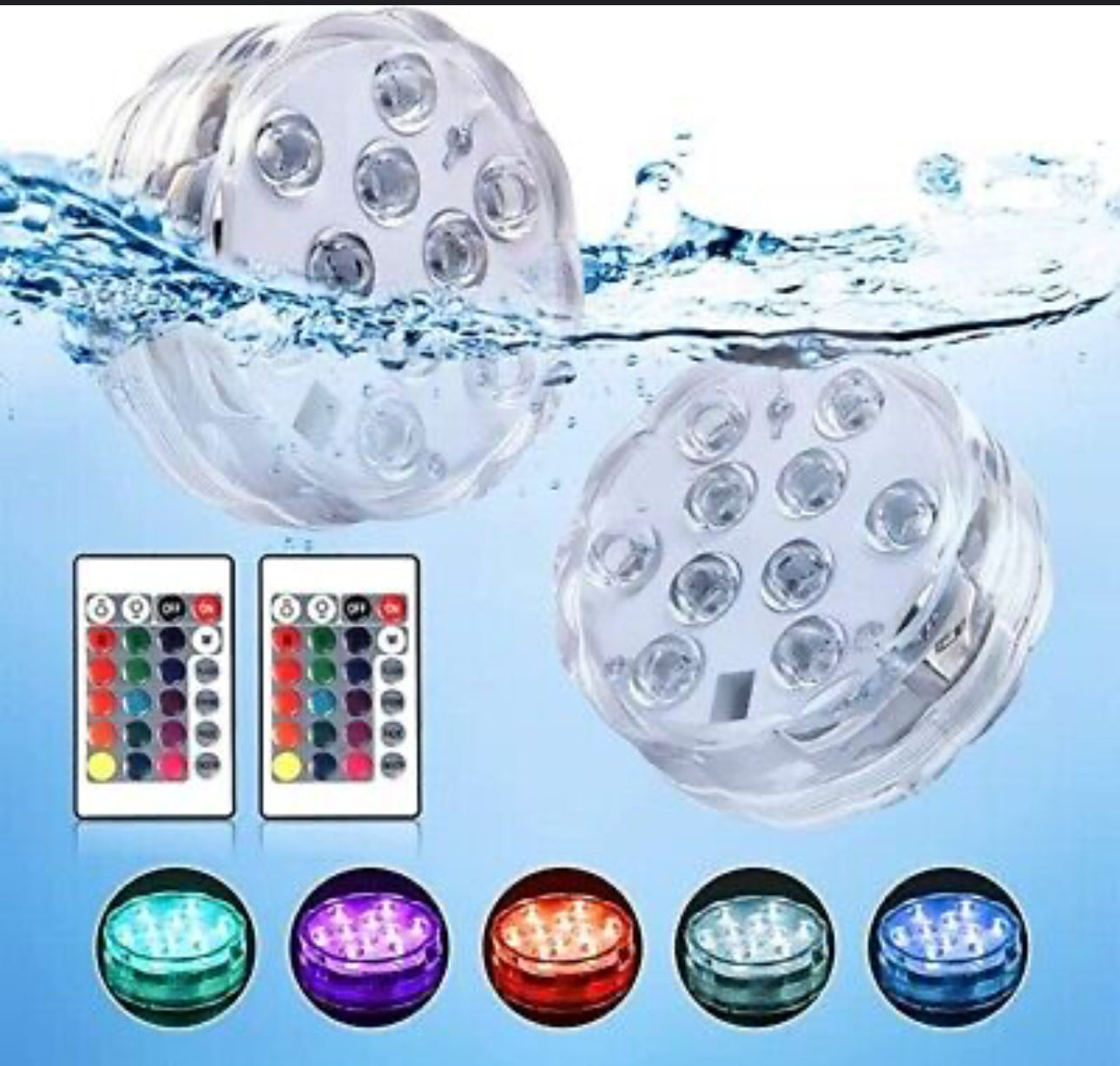 LED Waterproof Multicolor Light by LeDeez