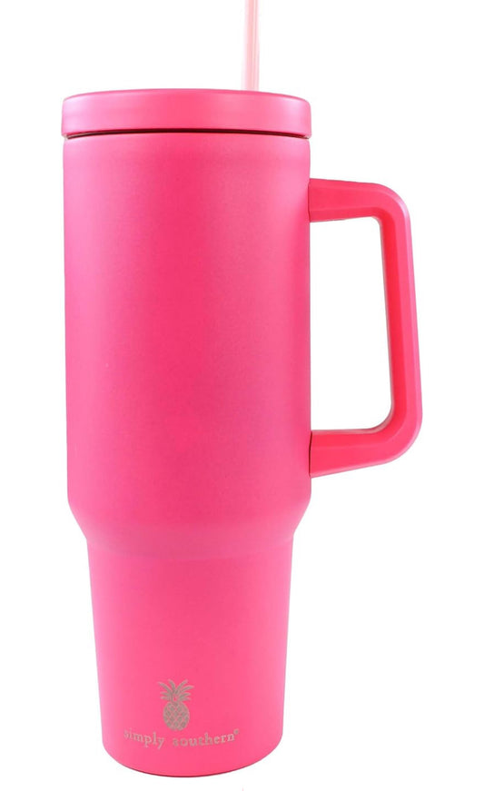 Simply Southern Pink 40oz Solid Tumbler