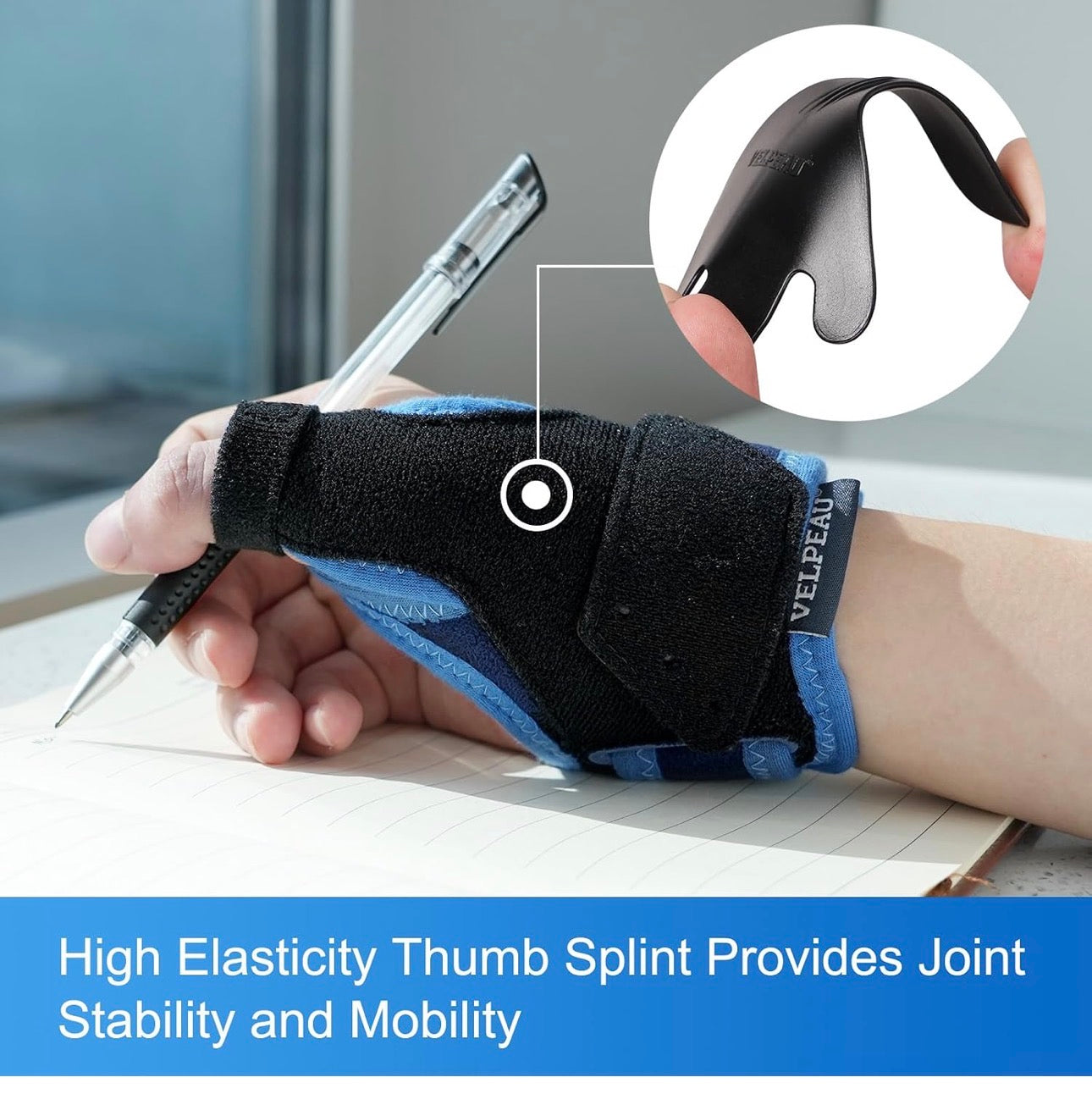 Velpeau Thumb and Wrist Brace Spica Splint for for Arthritis and Support, S