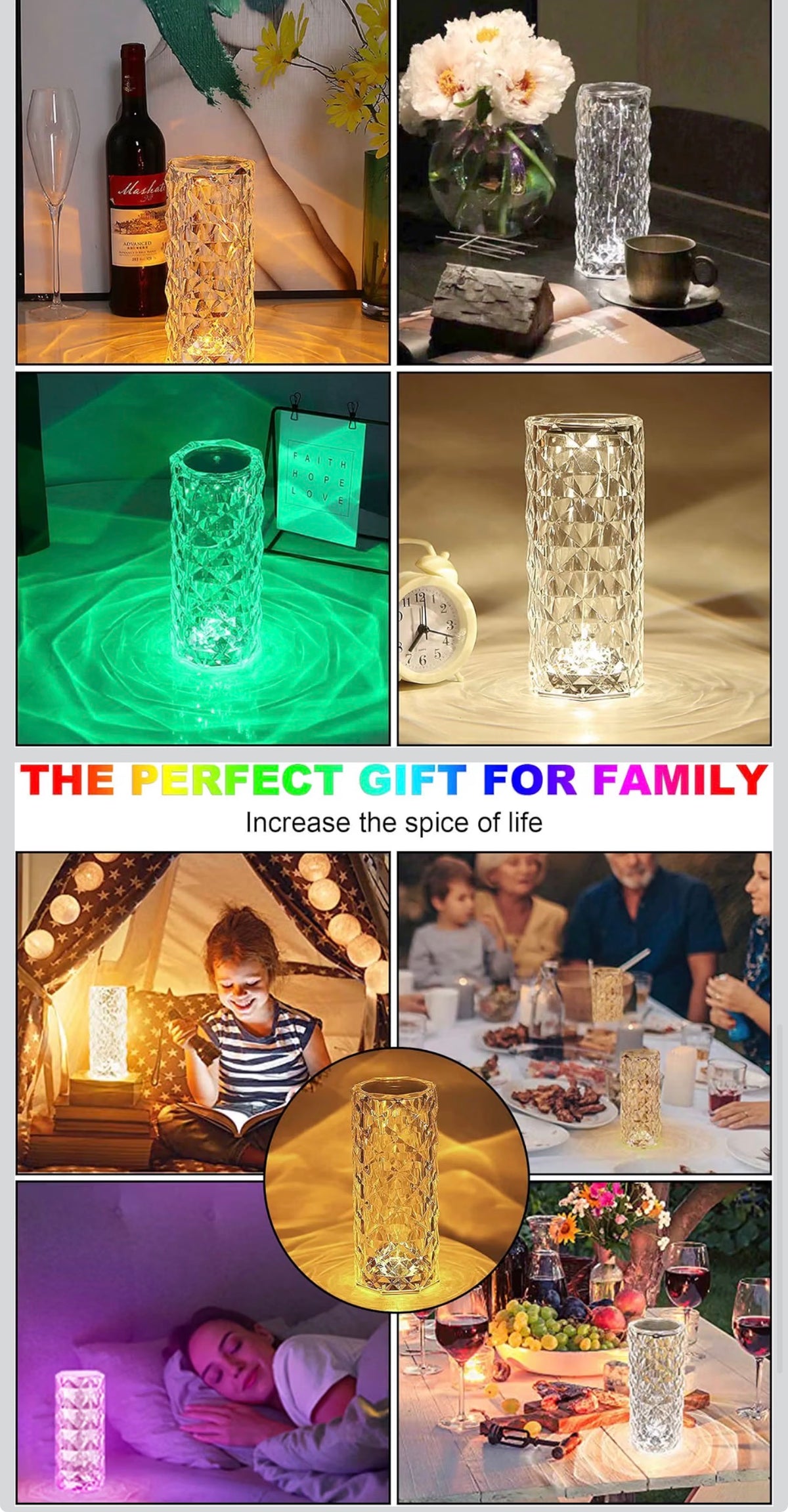 Tech Mod LED Crystal RGB Lamp